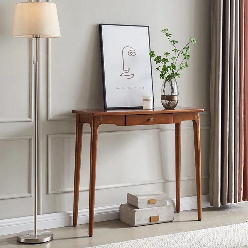 Desk Setup Minimalist - Meja Konsol Minimalis Modern Vintage Cantik