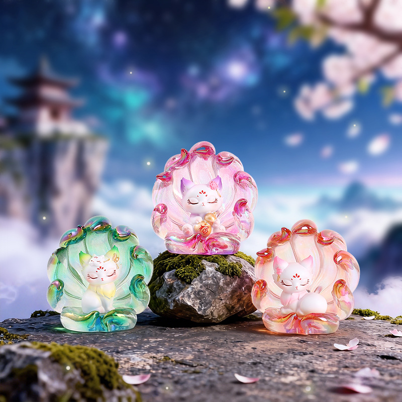 Ornamen Meja Berbentuk Rubah B - Desk Setup Lamp ulasan dan harga