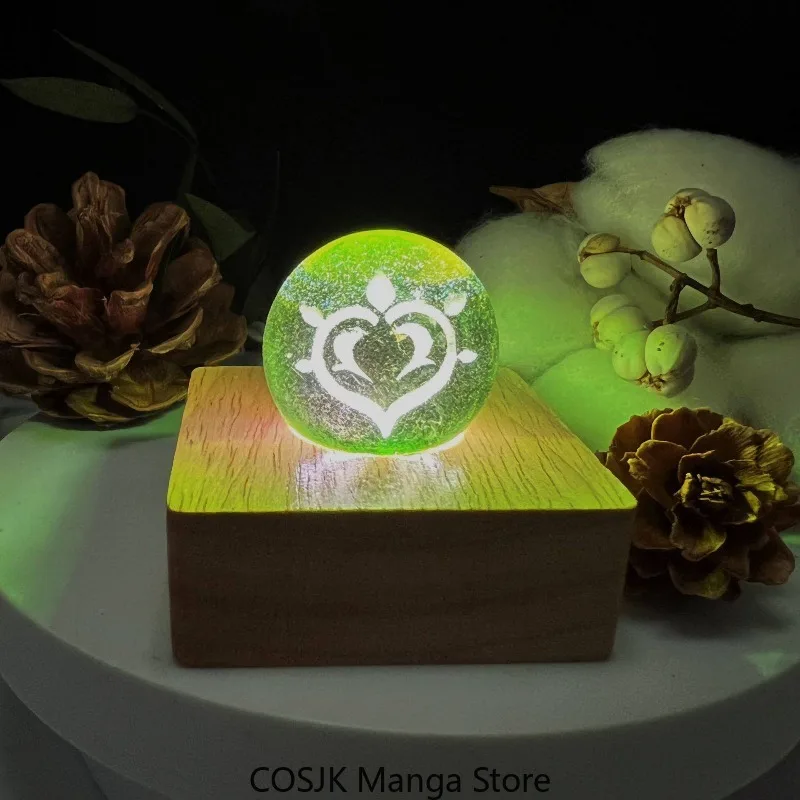 Lampu Malam Bola Kaca Elemen G - Desk Setup Lamp ulasan dan harga
