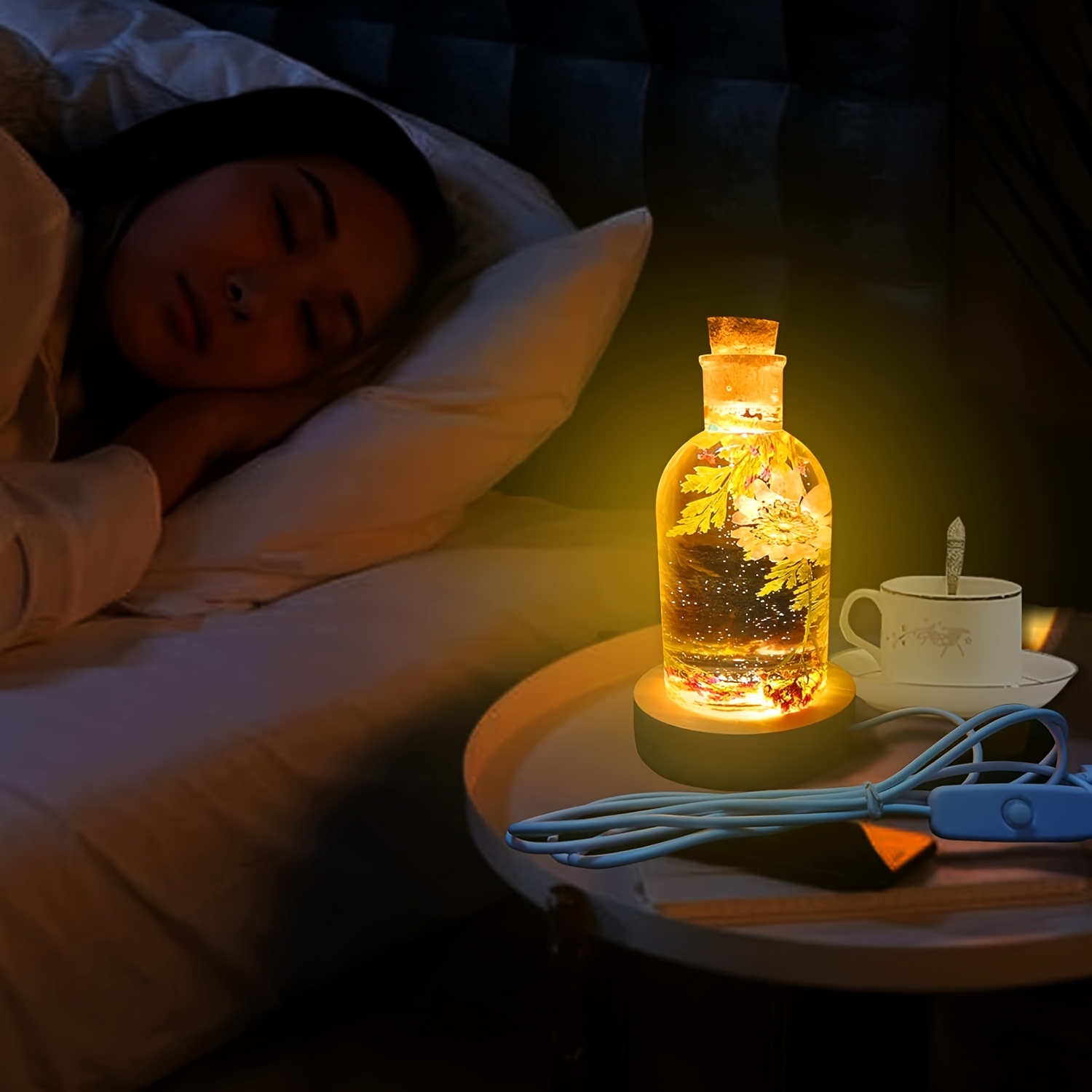 Set Cetakan Resin Lampu Botol  - Desk Setup Lamp ulasan dan harga