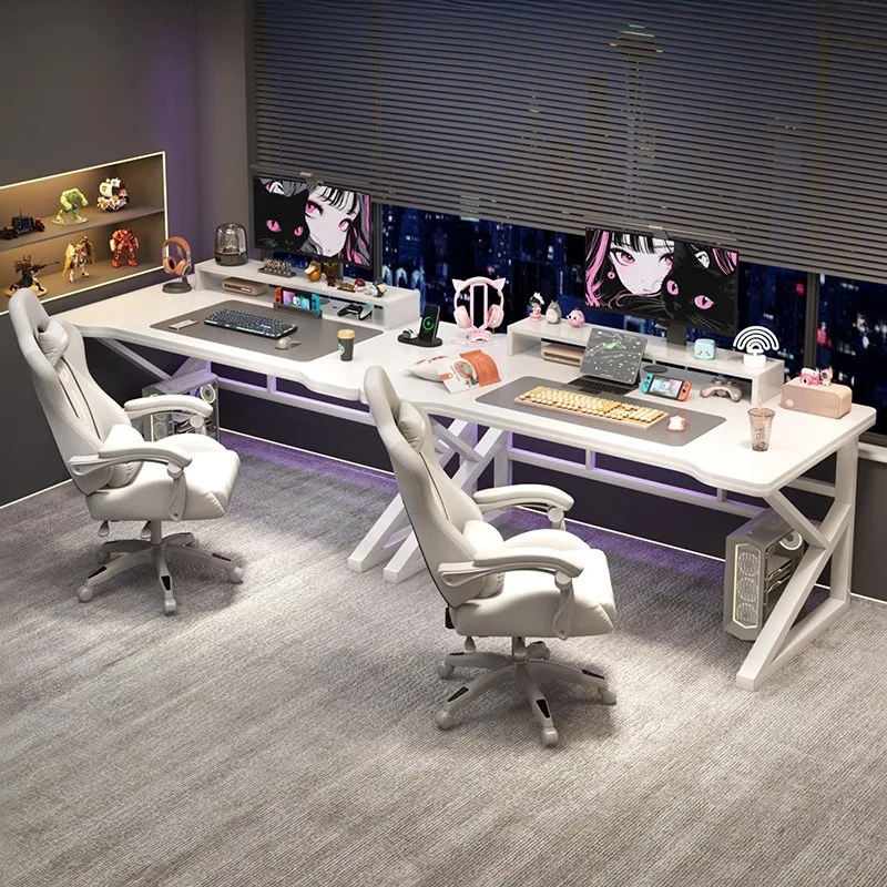 Meja Komputer untuk Dua Orang, - Desk Setup L Shaped ulasan dan harga