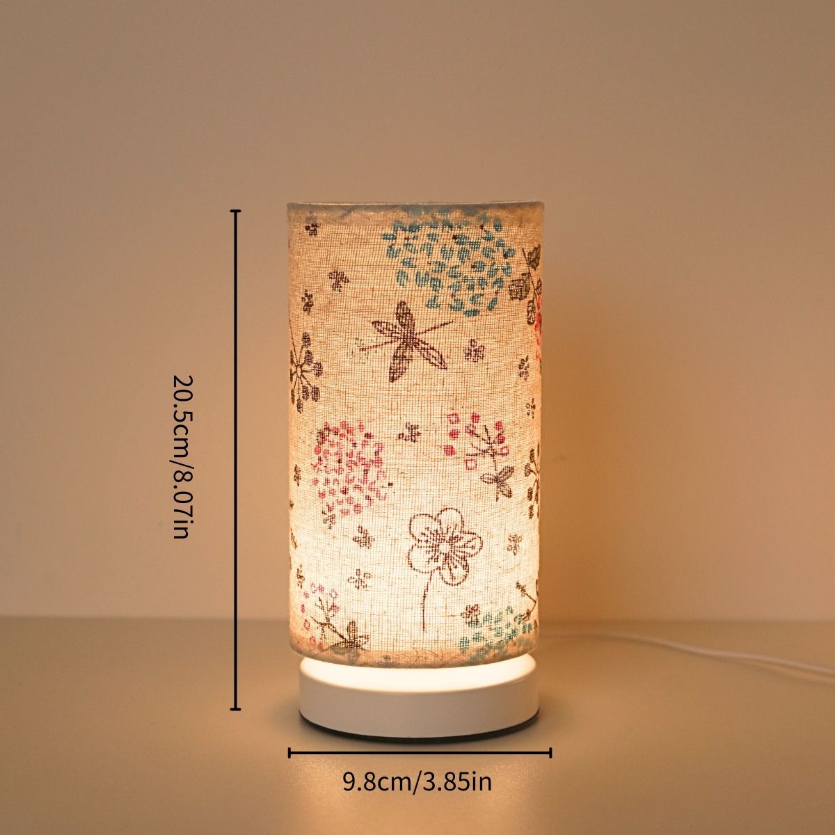 1 buah Lampu Meja Kain Bulat M - Desk Setup Minimalist ulasan dan harga