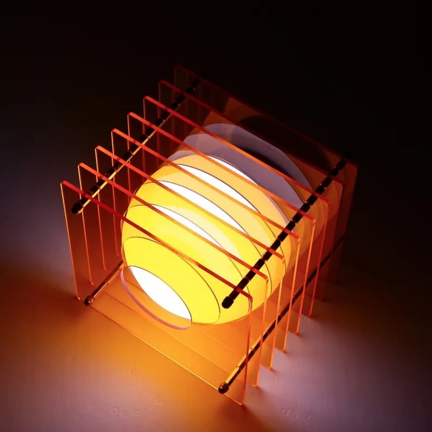 Lampu Bulan DIY Akrilik Seribu - Desk Setup Lamp ulasan dan harga